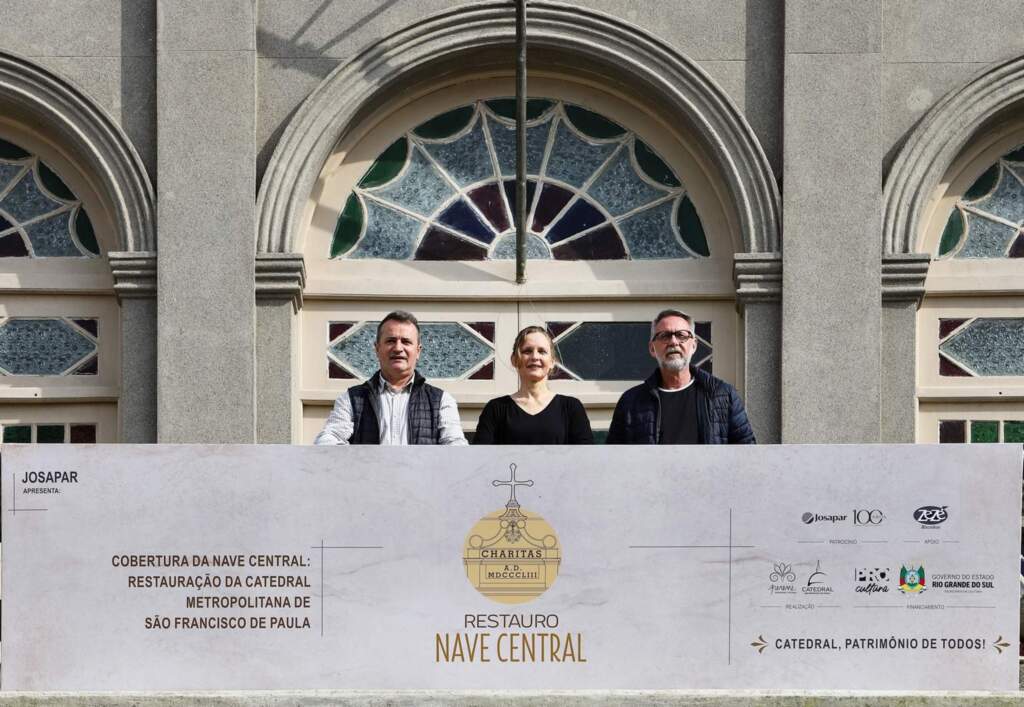 Iphae faz visita técnica à obra de restauro da Catedral de Pelotas
