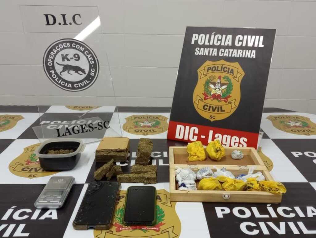 Polícia Civil prende investigados pela prática de tráfico de drogas