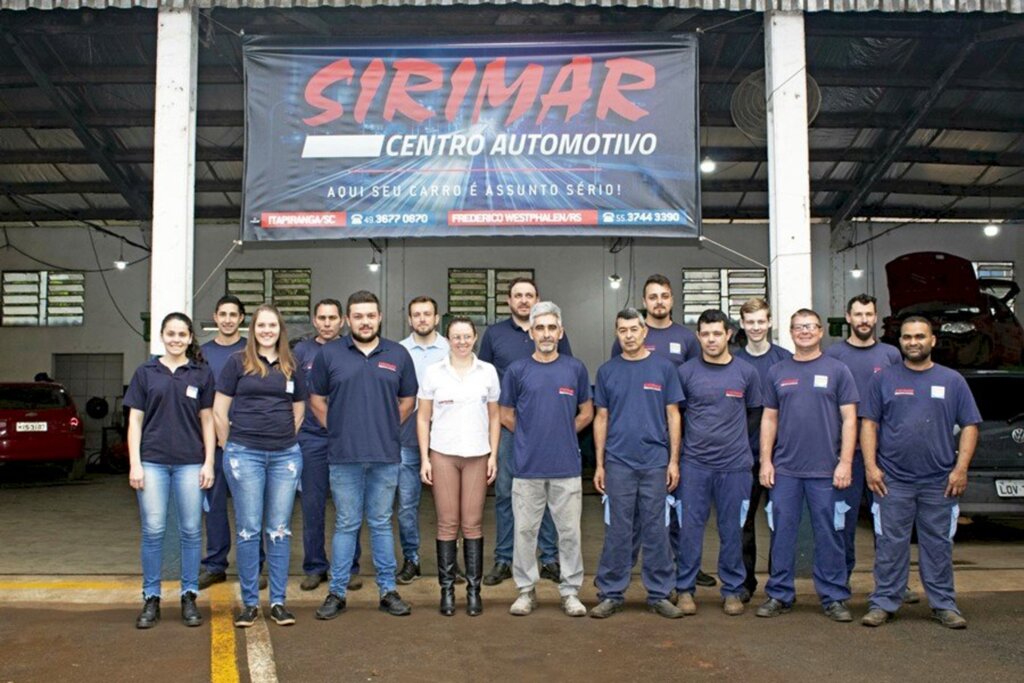  - Equipe da Sirimar Centro Automotivo de Itapiranga