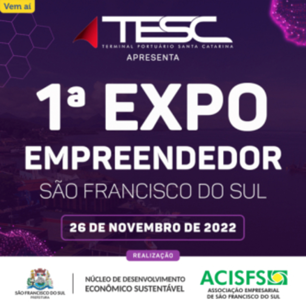 São Francisco do Sul terá a primeira edição da Expo Empreendedor em 26 de novembro