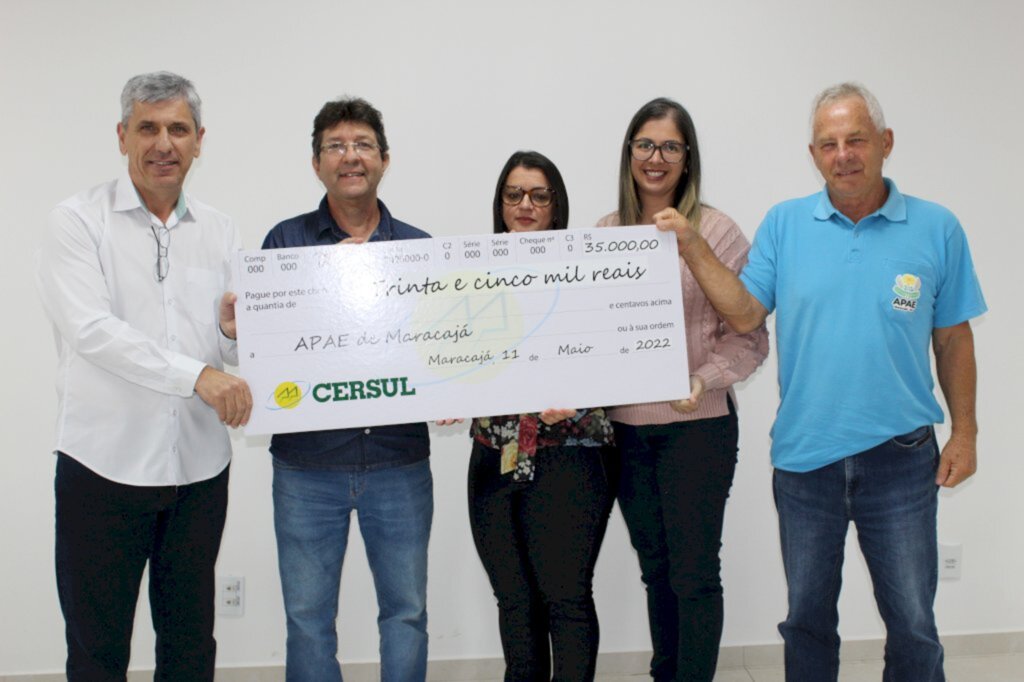 APAE's recebem recursos da CERSUL