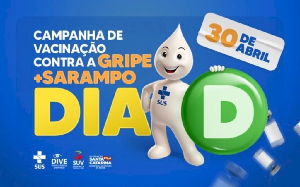 Dia D das Campanhas de Vacinação contra a gripe e o sarampo é neste sábado