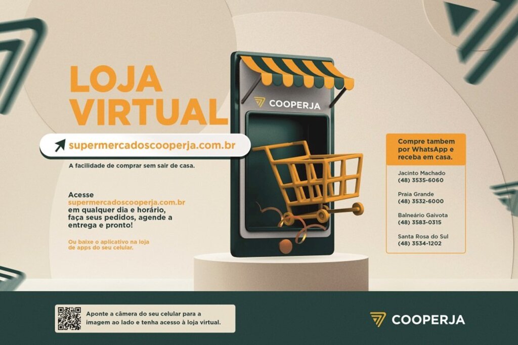 Cooperja lança site e-commerce em sua rede de Supermercados