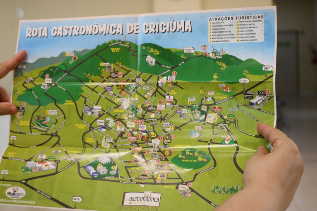 Mapa Gastronômico de Criciúma será lançado na Acic