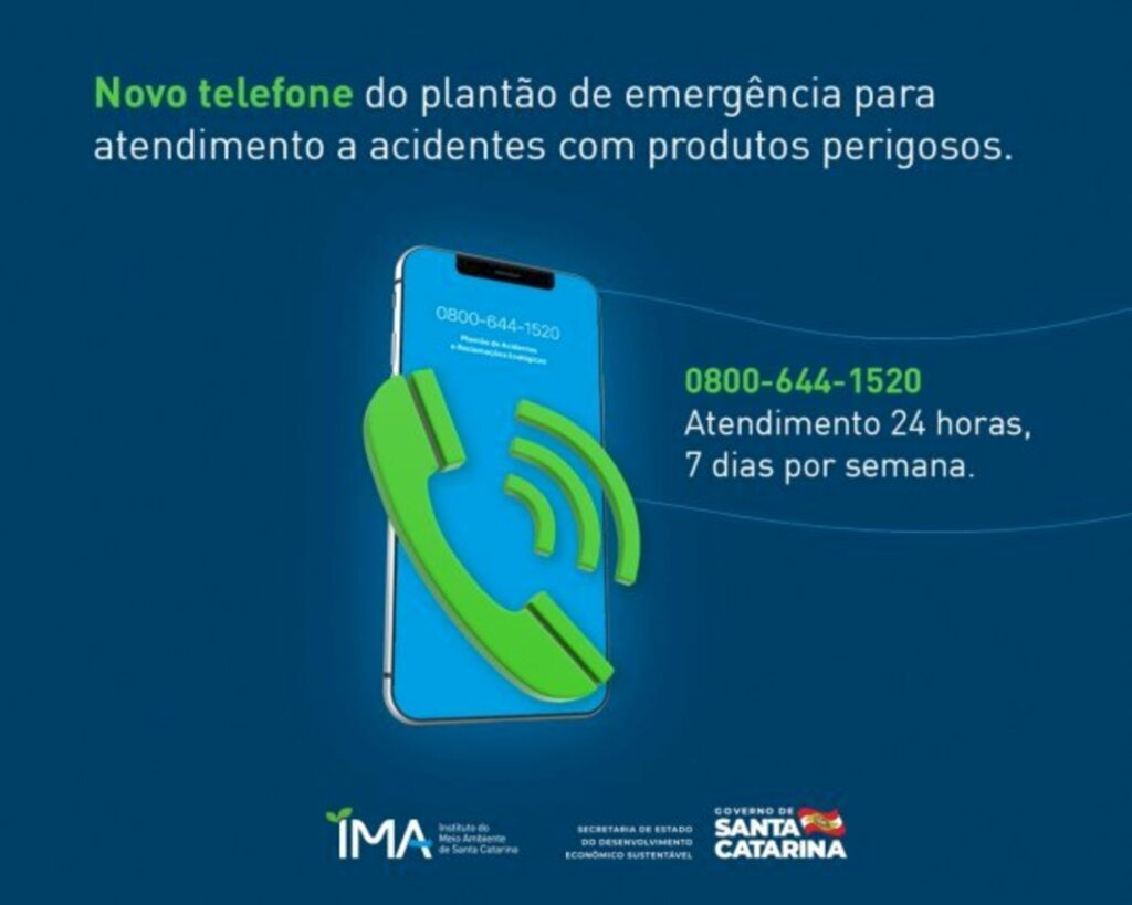 Plantão de emergência para atendimento a acidentes com produtos perigosos tem novo telefone