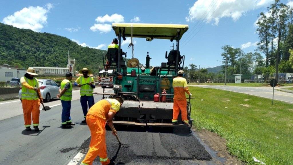 CCR ViaCosteira informa cronograma semanal de obras na BR-101 Sul