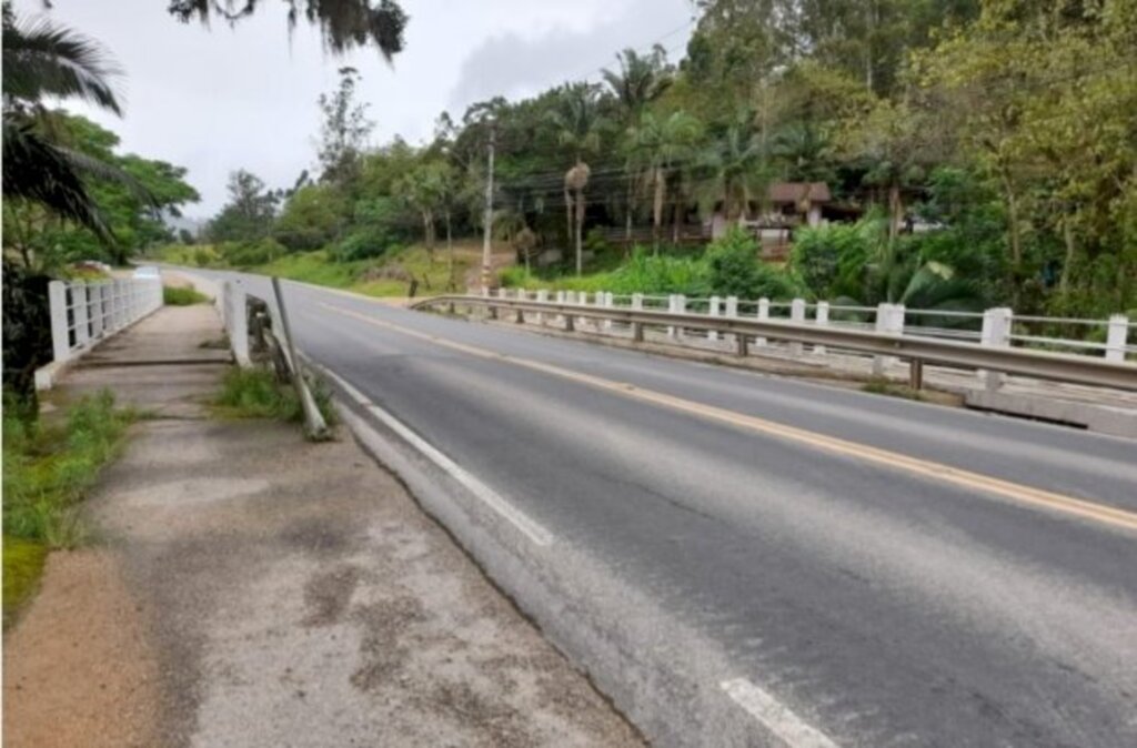 Liberado o tráfego na ponte da SC-370 na região Sul