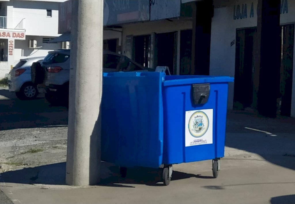 LIXEIRAS DE ARARANGUÁ ESTARÃO EM NOVOS PONTOS