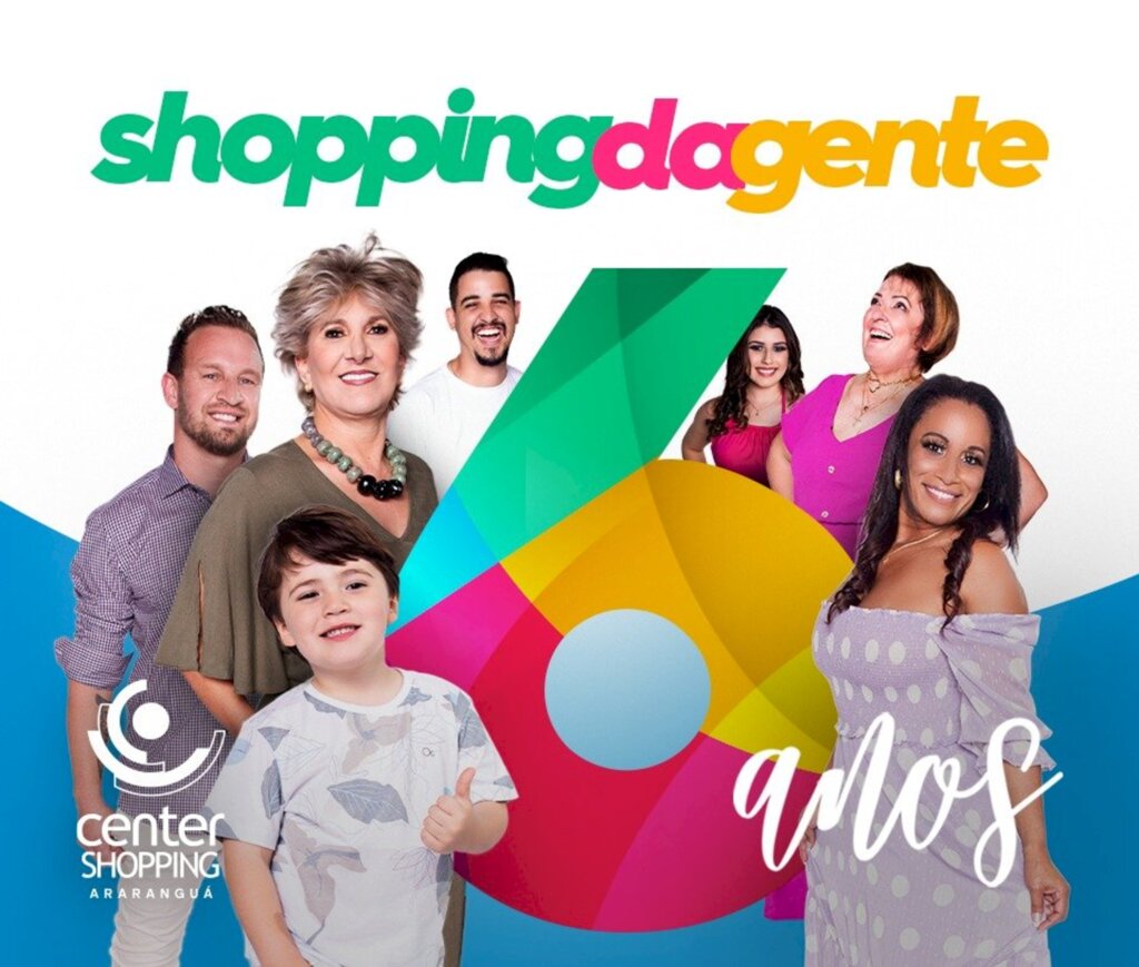 Center Shopping prepara programação especial em comemoração aos seus 6 anos de fundação