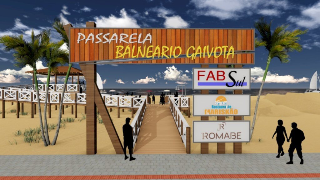 Município busca parcerias para revitalizar e construir novas passarelas na beira mar