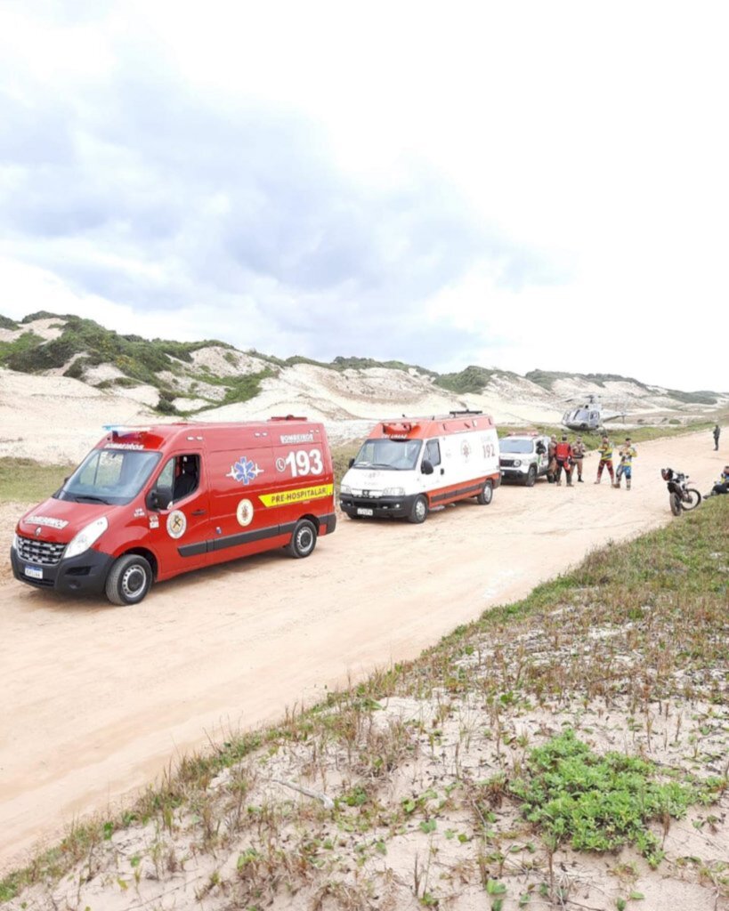 SFS: Acidente no Parque Acaraí mobiliza bombeiros