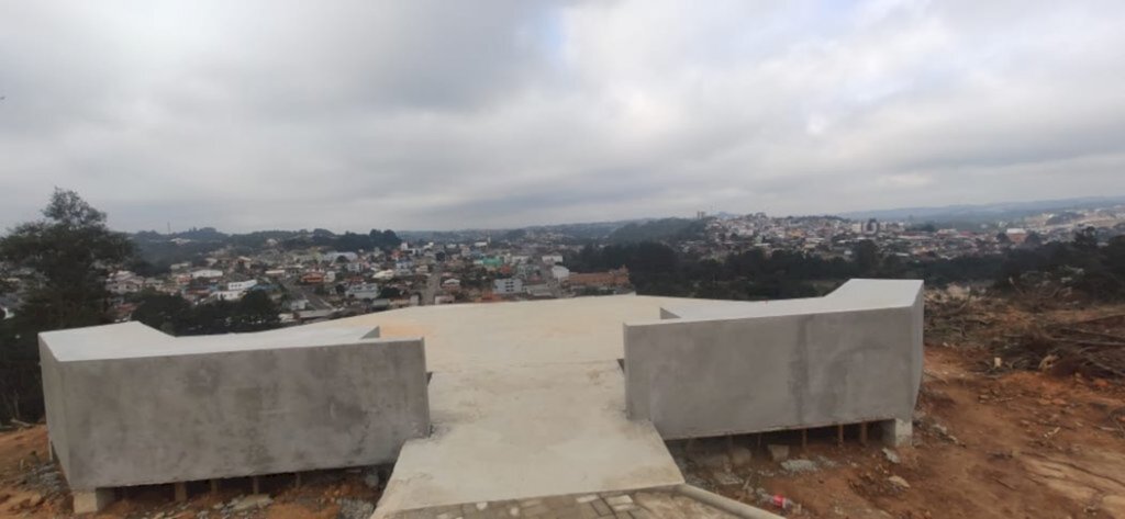 Divulgação/Prefeitura de Rio Negrinho - Obra da Praça do Mirante