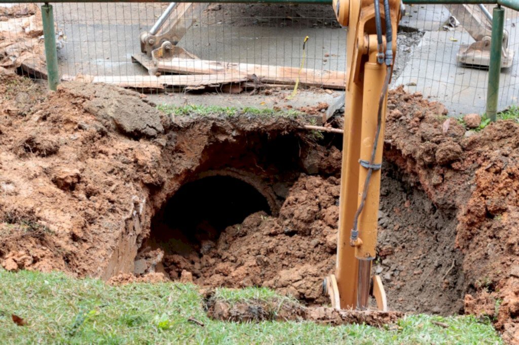 Parque Zoobotânico está parcialmente interditado durante obra em tubulação de drenagem