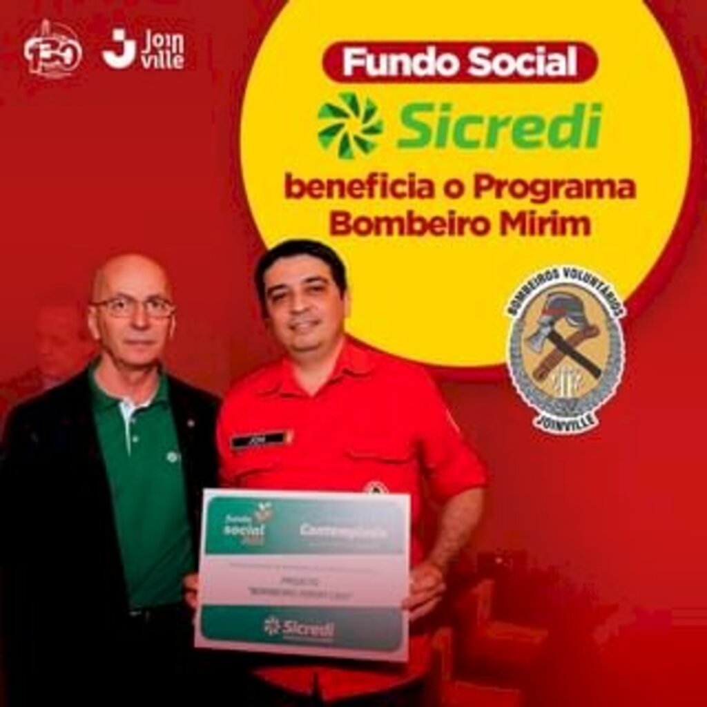 Fundo Social Sicredi beneficia Programa Bombeiro Mirim