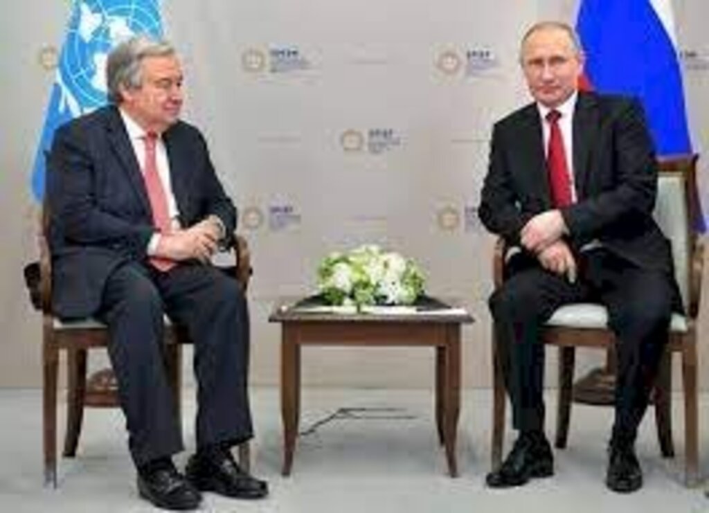 Kremlin confirma reunião entre Putin e Guterres em Moscou (2)