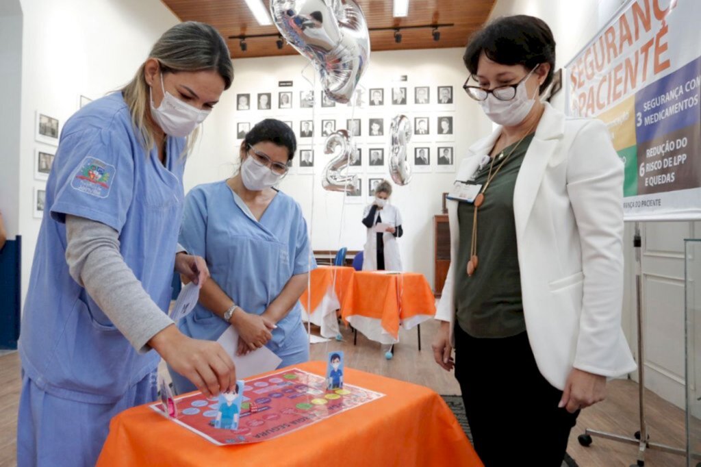 Hospital São José realiza ação para marcar Dia Nacional da Segurança do Paciente