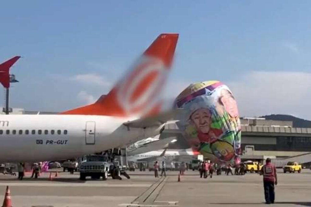 Balão cai no aeroporto de Guarulhos e interrompe operações