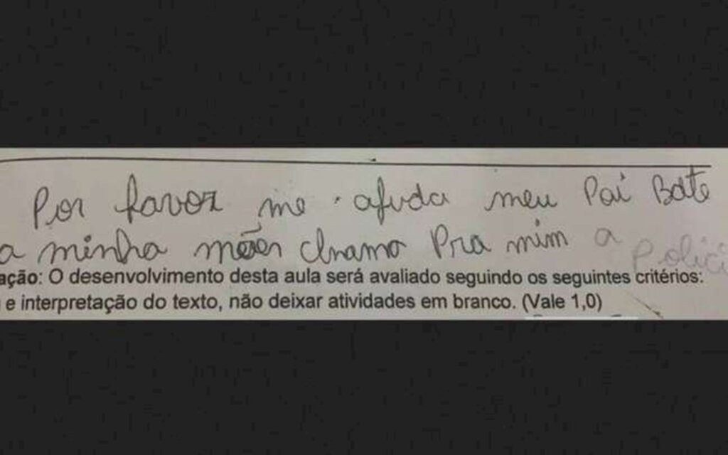 Pai é preso após menina de 13 anos pedir socorro em prova