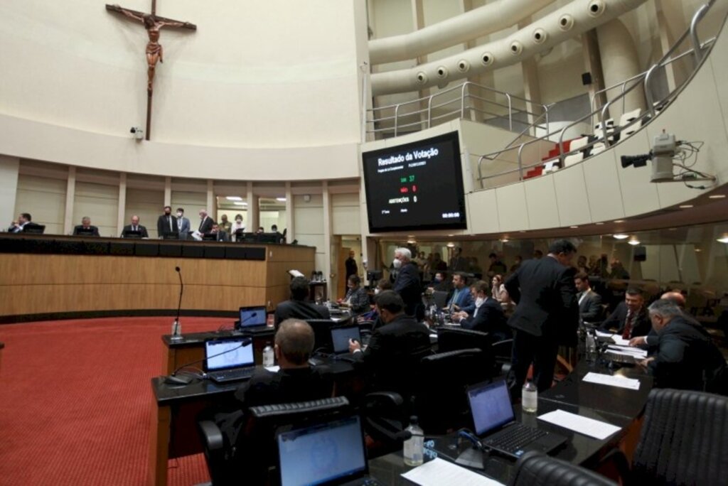 Jeferson Baldo - Placar da votação do PLC que trata do reajuste dos servidores da Segurança Pública