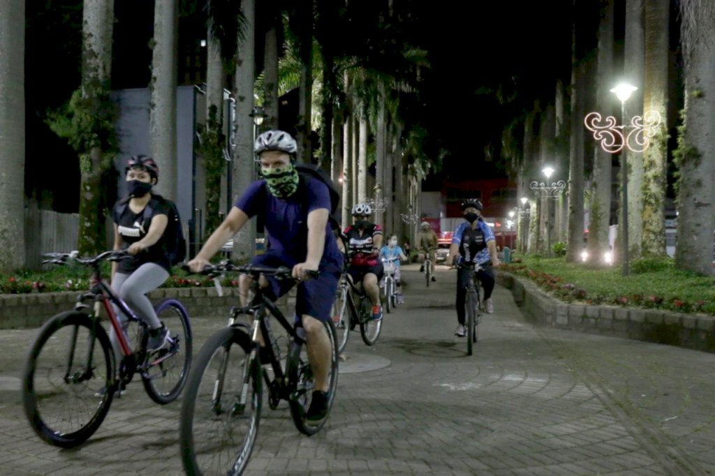 Passeios do Mexa-se Bike voltam a ser realizados em Joinville