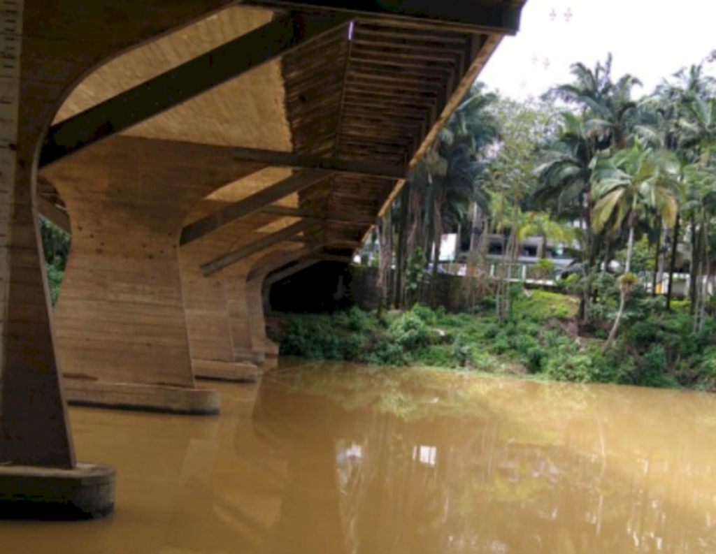 Divulgação - Rio Itapocu, em Jaraguá do Sul