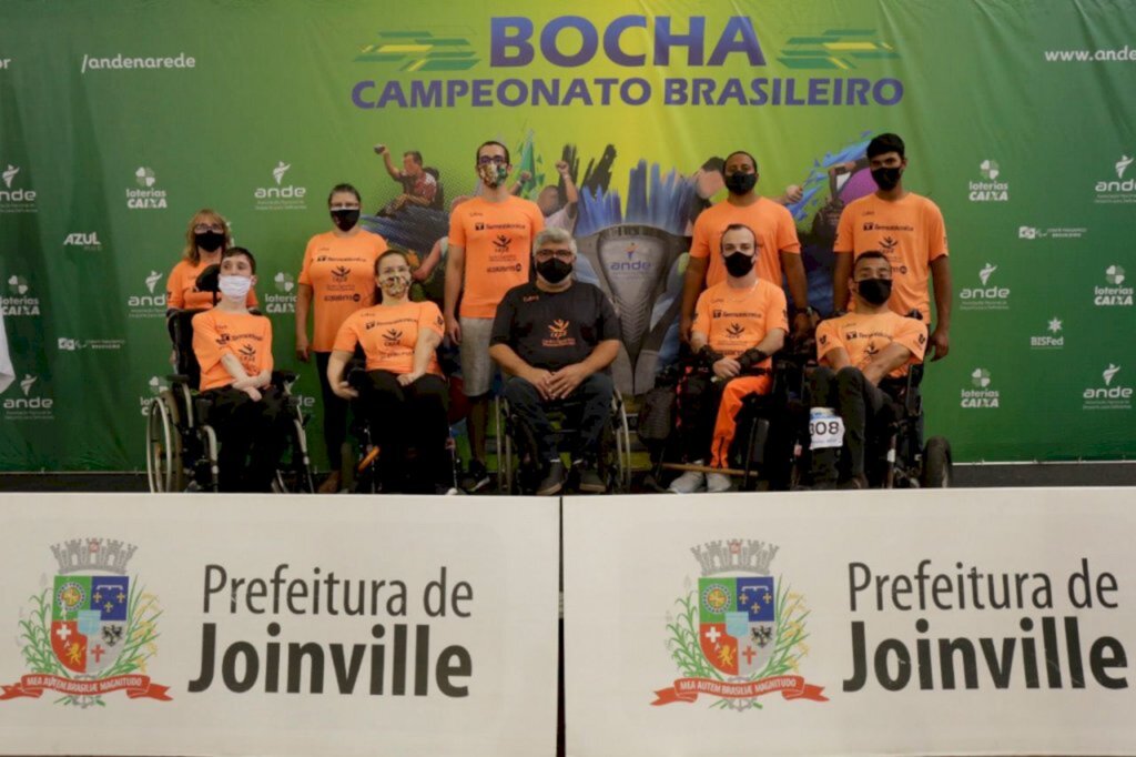 Joinville recebe atletas de 14 estados para o Campeonato Brasileiro Masculino de Bocha Paralímpica