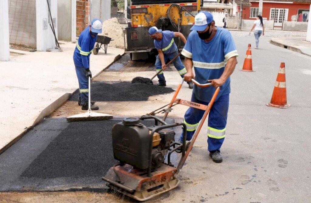 Prefeitura de Joinville intensifica operação tapa buraco