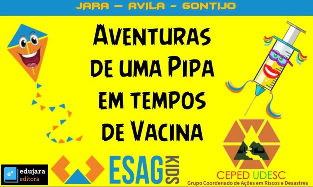 Livro de tirinhas da Udesc apoia campanha de vacinação contra Covid-19