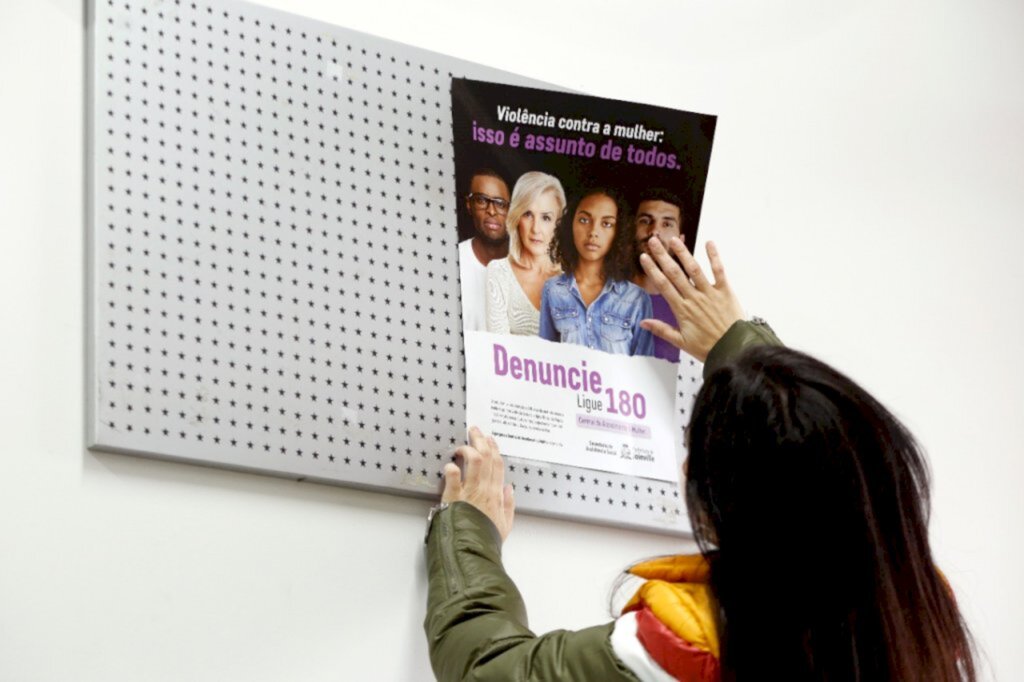 Joinville dá voz e destaque para o combate à violência contra mulher