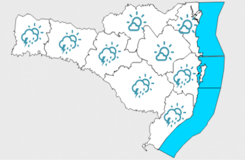Nova frente fria avança em direção ao Estado