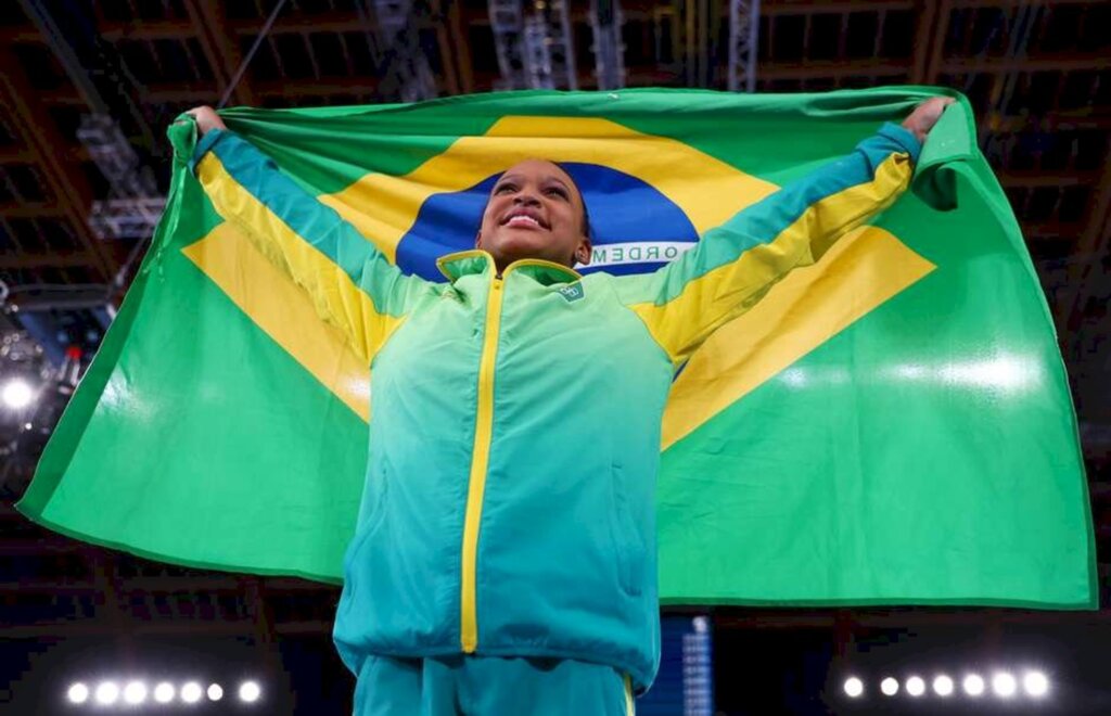 Rebeca Andrade ganha o ouro no salto nos Jogos de Tóquio
