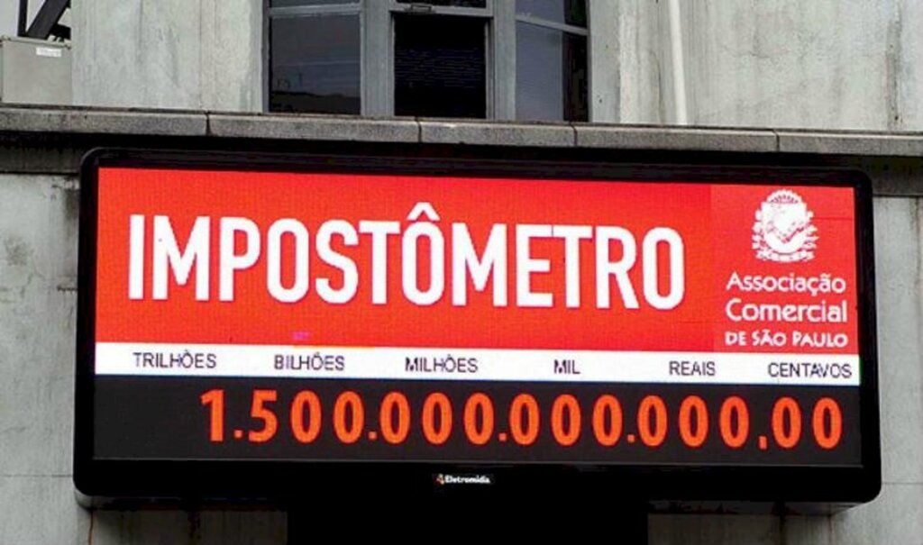 Impostômetro marca R$ 1,5 trilhão na madrugada deste domingo, 1/8