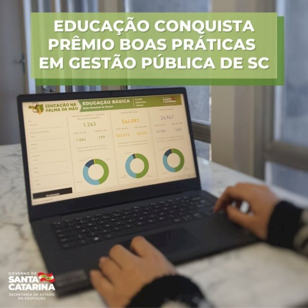 Projeto 'Educação na Palma da Mão' conquista 1º lugar no Prêmio Boas Práticas em Gestão Pública