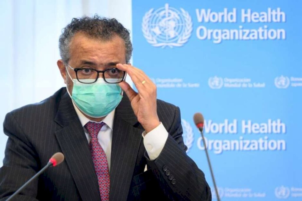 Pool via REUTERS - iretor-geral da OMS, Tedros Adhanom Ghebreyesus Laurent Gillieron