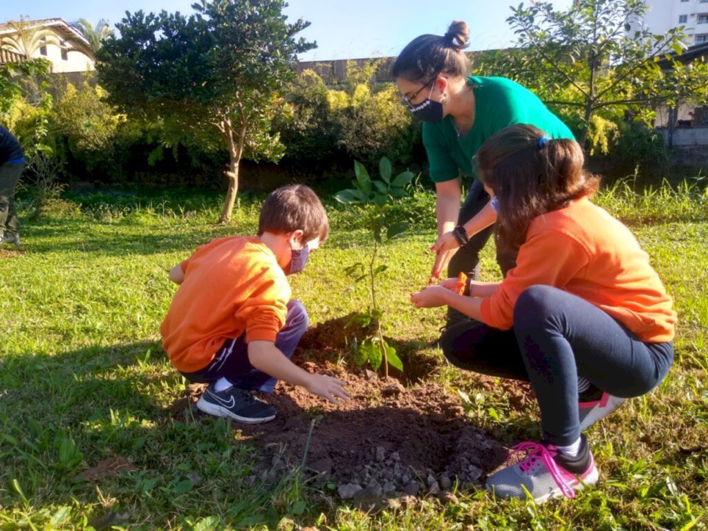 Plantio de árvores marca abertura da Semana do Meio Ambiente de Joinville