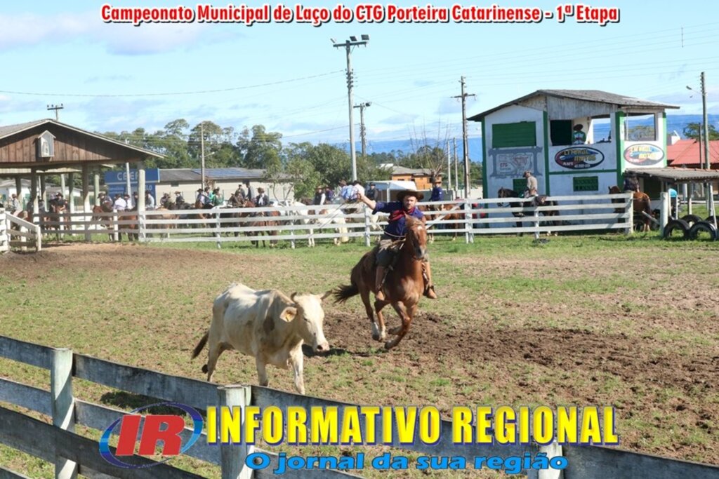 INICIA O CAMPEONATO MUNICIPAL DE LAÇO DO CTG PORTEIRA CATARINENSE