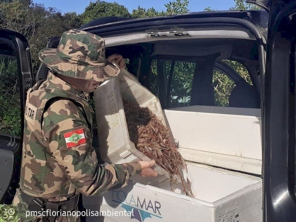 Polícia Militar Ambiental realiza apreensão de embarcações