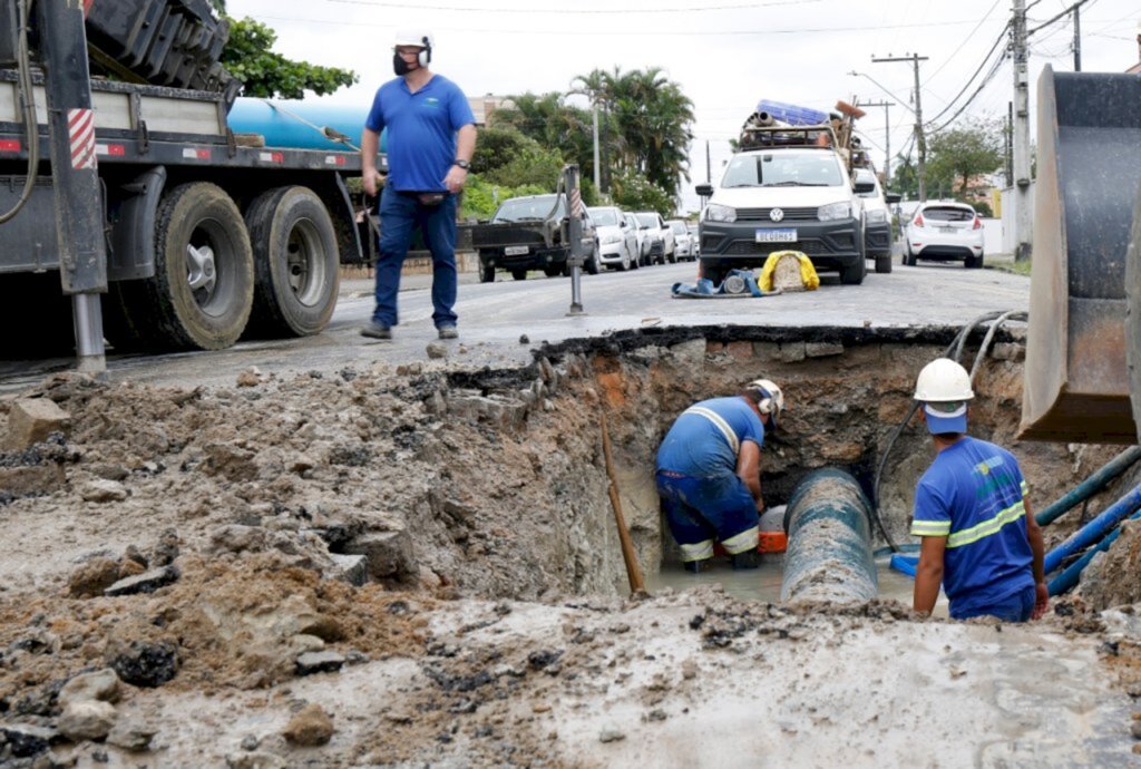 Abastecimento de água está comprometido em quatro bairros de Joinville