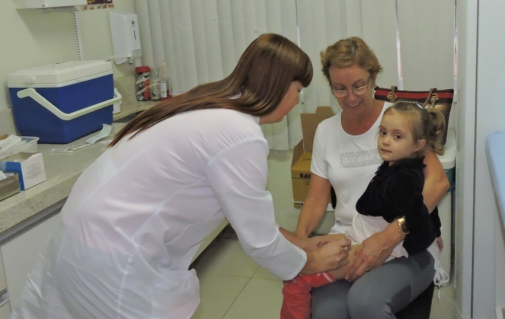 Movimento intenso em Concórdia no primeiro dia de vacinação contra a gripe