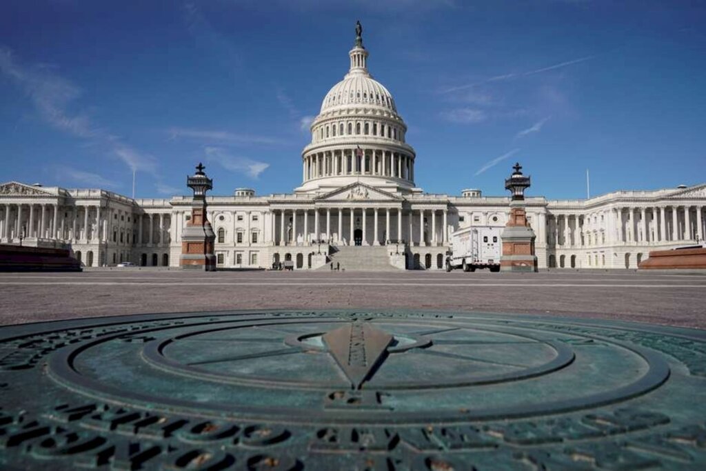 REUTERS/Joshua Roberts - Vista do Capitólio, em Washington  REUTERS/Joshua Roberts