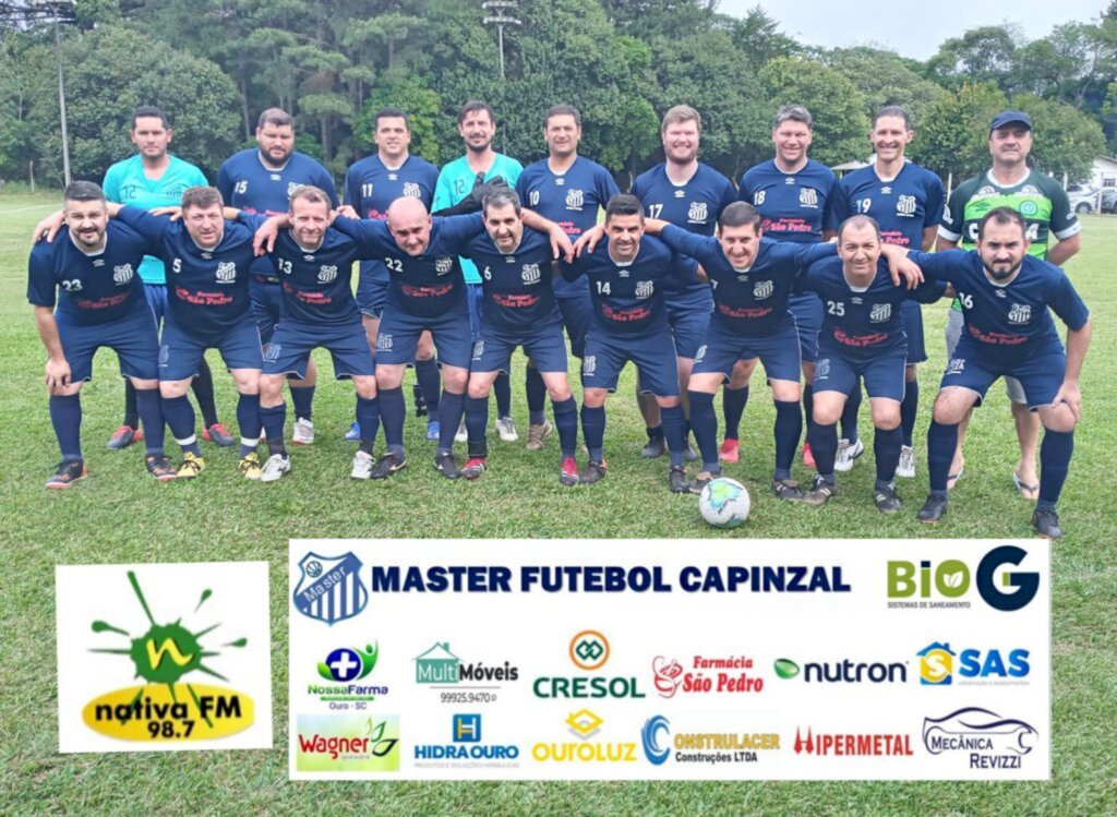 Final de semana movimentado para o Master Futebol Capinzal