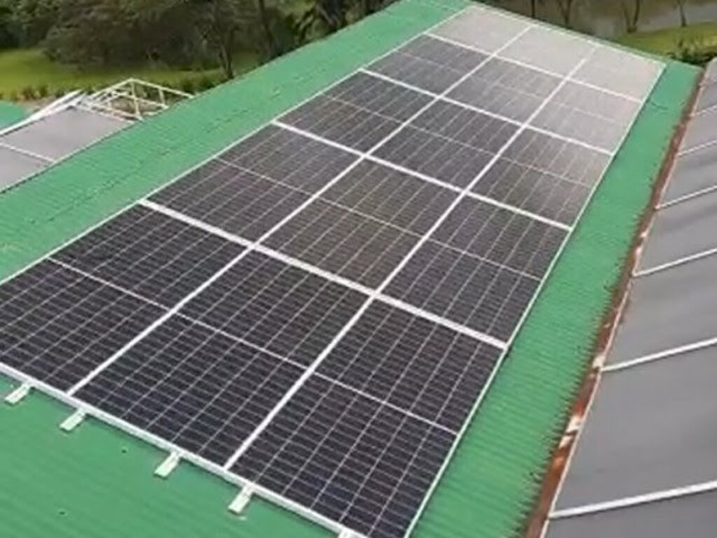 Energia solar no Centro de Treinamento da Epagri em Joinville traz sustentabilidade