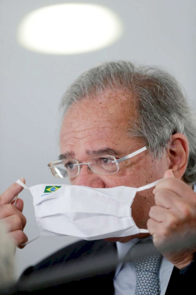 Ueslei Marcelino - Ministro da Economia, Paulo Guedes.