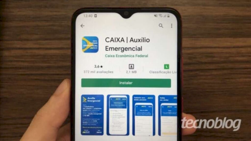 Lucas Lima/Tecnoblog - Aplicativo do Auxílio Emergencial