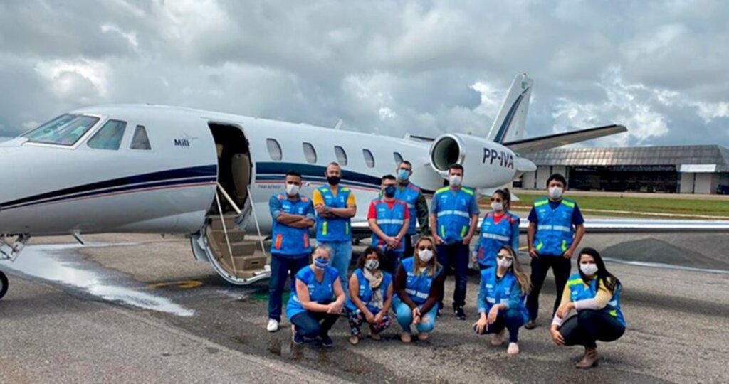 Divulgação - Equipes da Força Nacional do SUS também atuaram em Manaus (AM)
