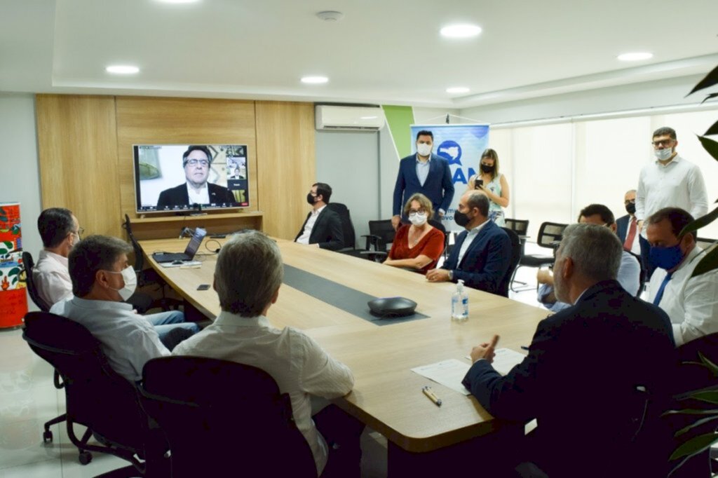 Gustavo Bromer/FECAM - Reunião virtual de assinatura do protocolo de intenções entre FECAM e Câmara Brasil-Rússia