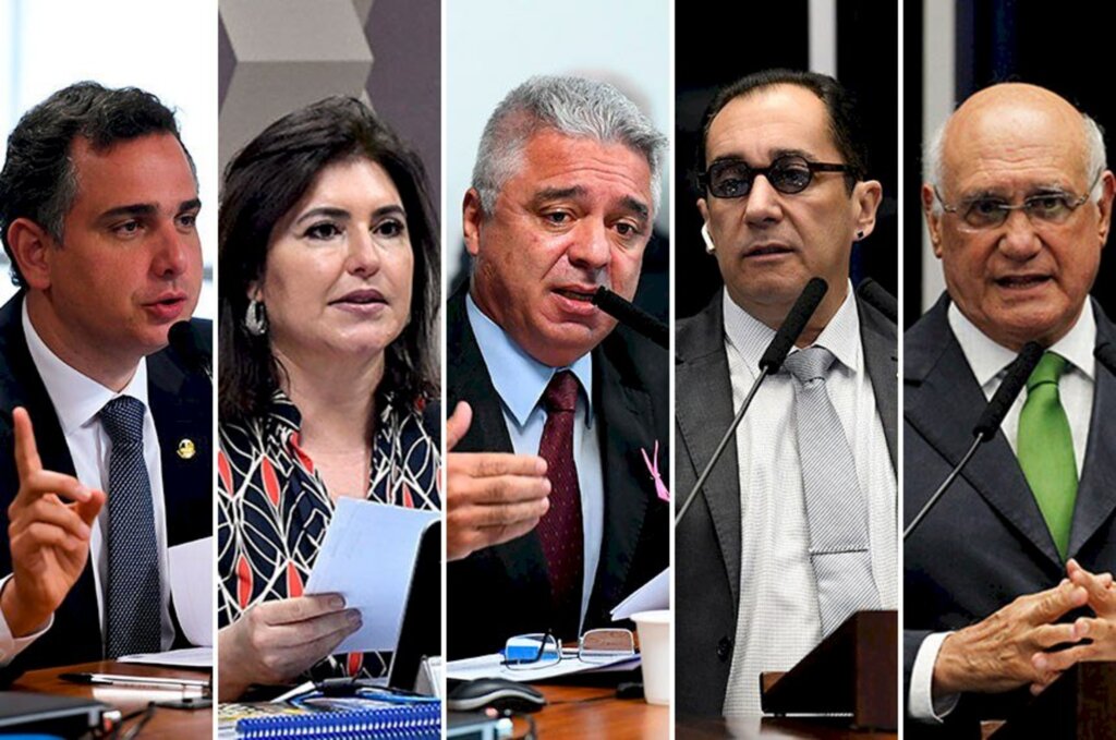 Fonte: Agência Senado - Até a sexta-feira, Rodrigo Pacheco (DEM-MG), Simone Tebet (MDB-MS), Major Olimpio (PSL-SP), Jorge Kajuru (Cidadania-GO) e Lasier Martins (Podemos-RS) haviam anunciado que disputarão a Presidência da Casa