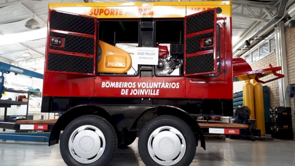 Bombeiros Voluntários contam com unidade suporte de ar respirável