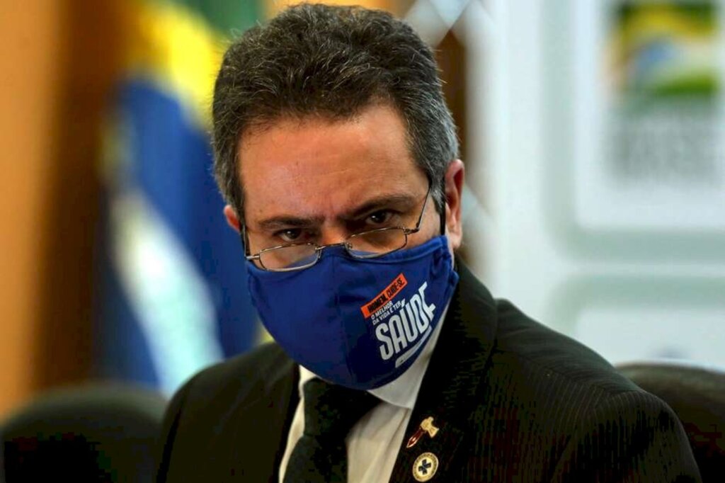 Wallace Martins / Futura Press - Secretário Executivo do Ministério da Saúde, Coronel Antônio Élcio Franco Filho