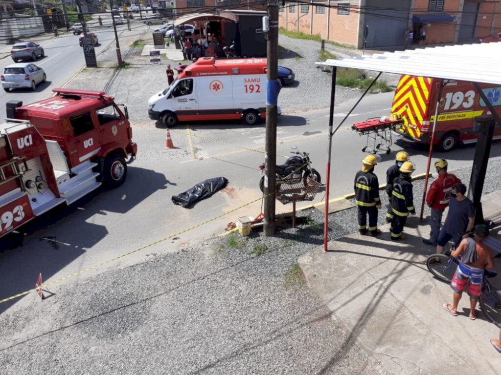 Acidente com morte na rua Papa João XXIII